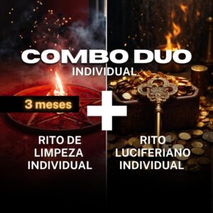 Combo 2 Ritos INDIVIDUAIS - Limpeza + Rito Luciferiano <br> Firmeza por 3 Meses